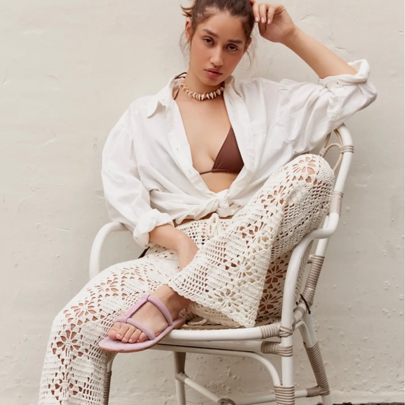 Free People Hadden Suede Slide Sandal Thistle Pink SZ 10 - Picture 3 of 13